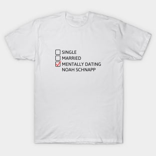 Mentally Dating Noah Schnapp (Black) - Stranger Things T-Shirt